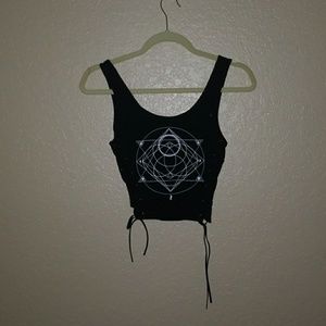 Tie sides Crop Top Kendall & Kylie Collection